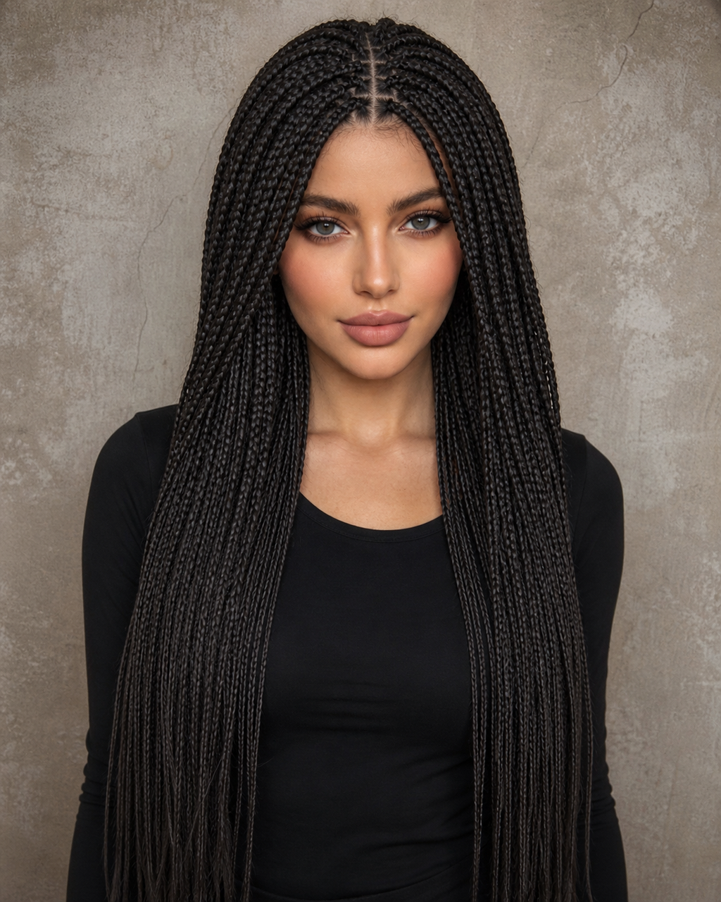Midnight Onyx | Ultra-Long Box Braided Wig