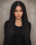 Midnight Onyx | Ultra-Long Box Braided Wig