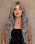 Silver Moon | Ultra-Long Wavy Ash Blonde Wig
