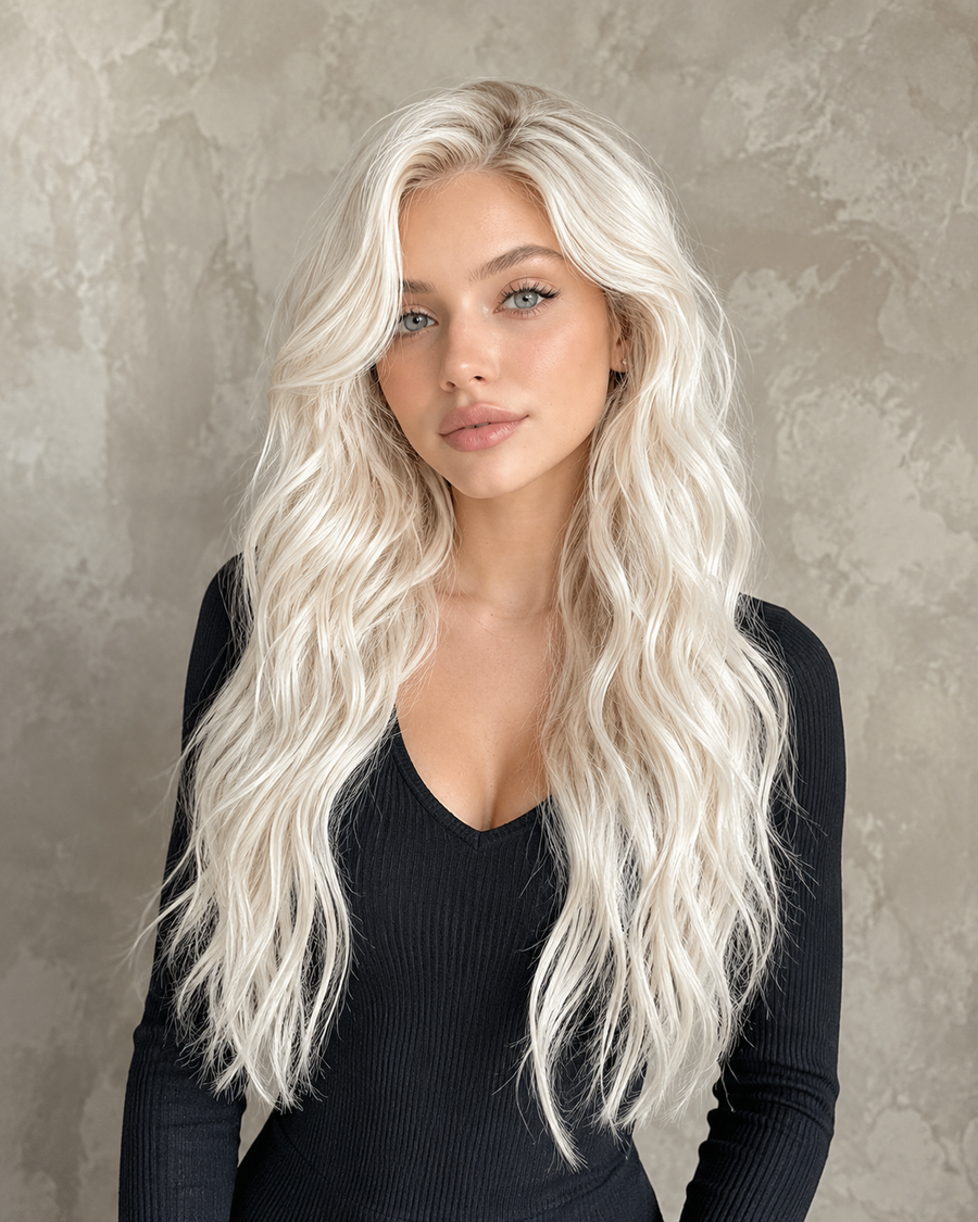 Arctic Smoke | Ultra-Long Straight Ombre Wig