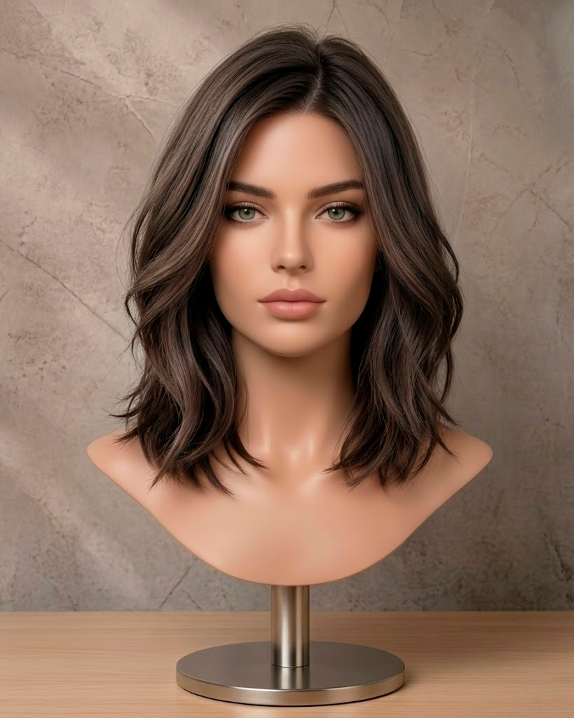 Earth Velvet | Mid-Length Layered Wavy Wig