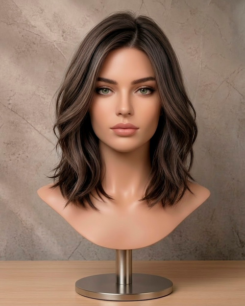 Earth Velvet | Mid-Length Layered Wavy Wig