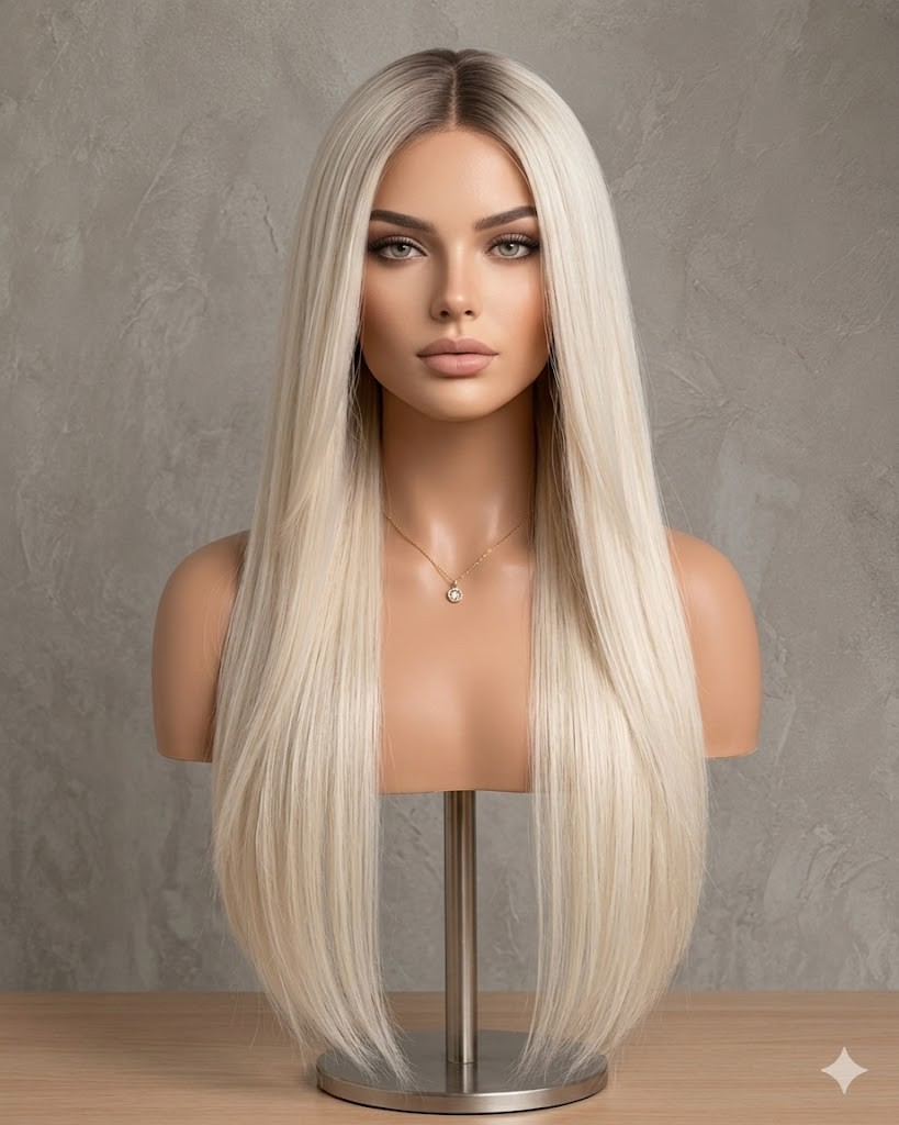 Pearl Frost | Ultra-Long Sleek Straight Wig