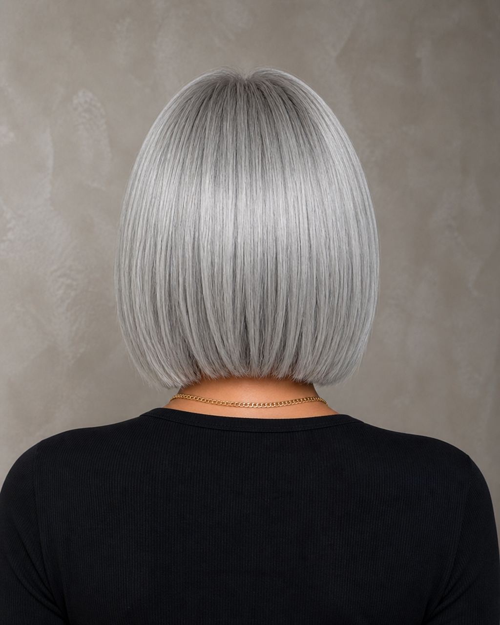Arctic Silk | Sleek Ash-Silver Bob Wig