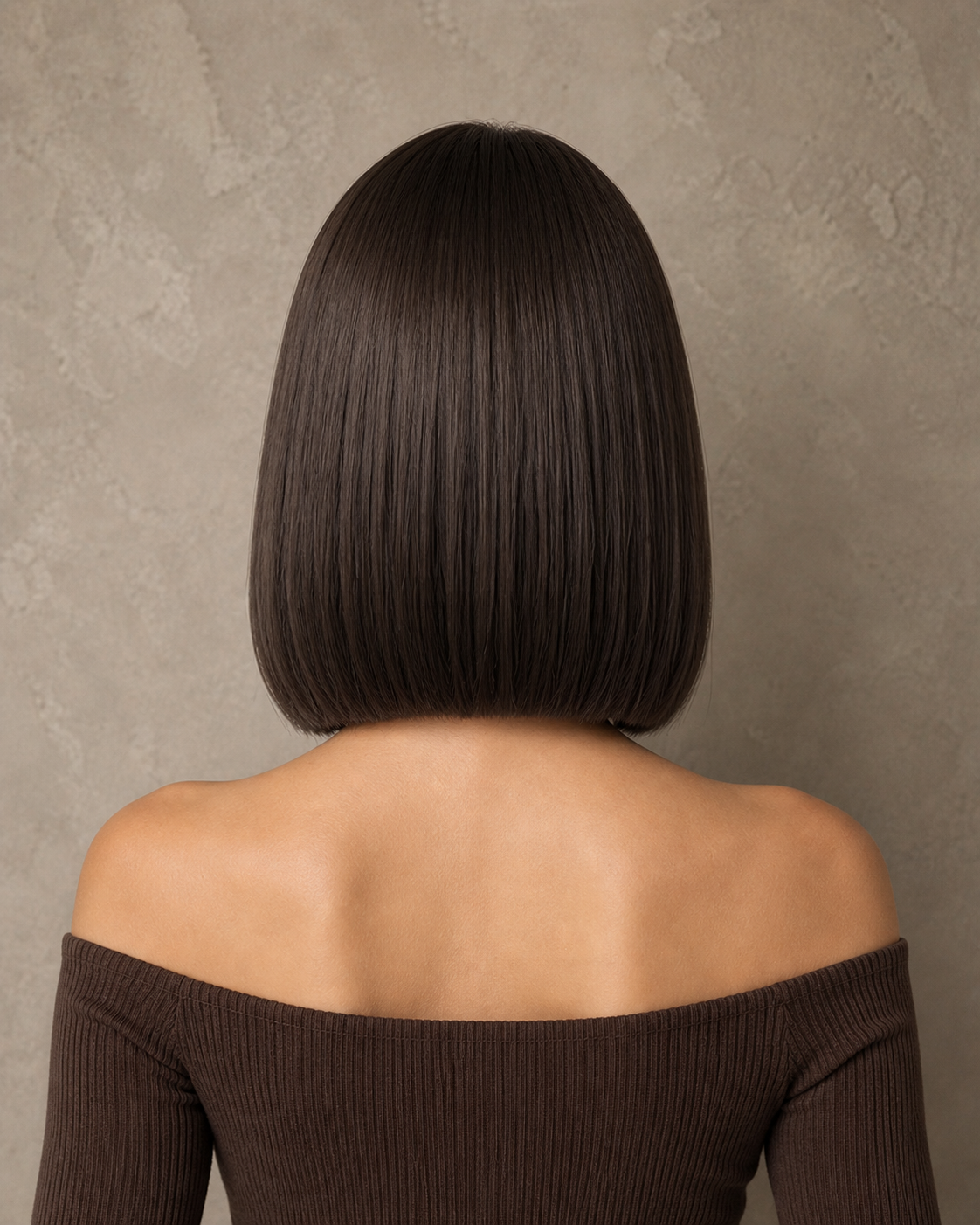 Cocoa Charm | Sleek Center-Parted Bob Wig