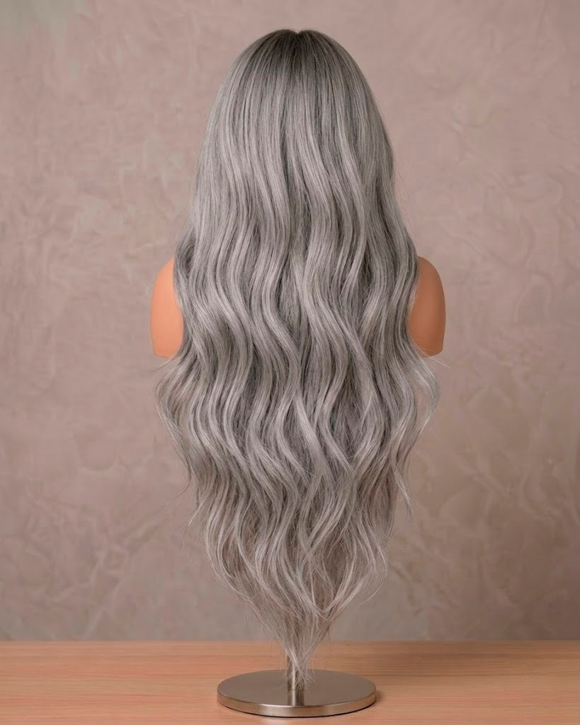 Silver Moon | Ultra-Long Wavy Ash Blonde Wig